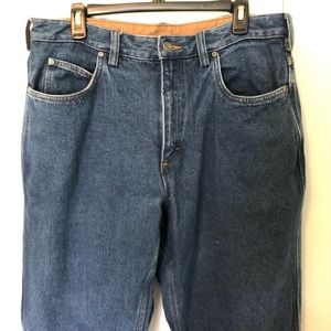 Duluth Trading Co men’s flannel-lined jeans